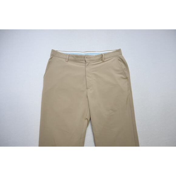 FootJoy Golf Pants Dry Fitting Performance Beige Flat Athletic Mens Size 38 x 33 - Picture 5 of 9